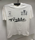 Vintage Liverpool Treble Winners Vintage Screen Stars T Shirt L 1984