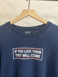 Vintage If You Lick Them Faded Y2k Sex Joke Adult Humor Tee Hoodie, Sweatshirt | FlexRushtees.com
