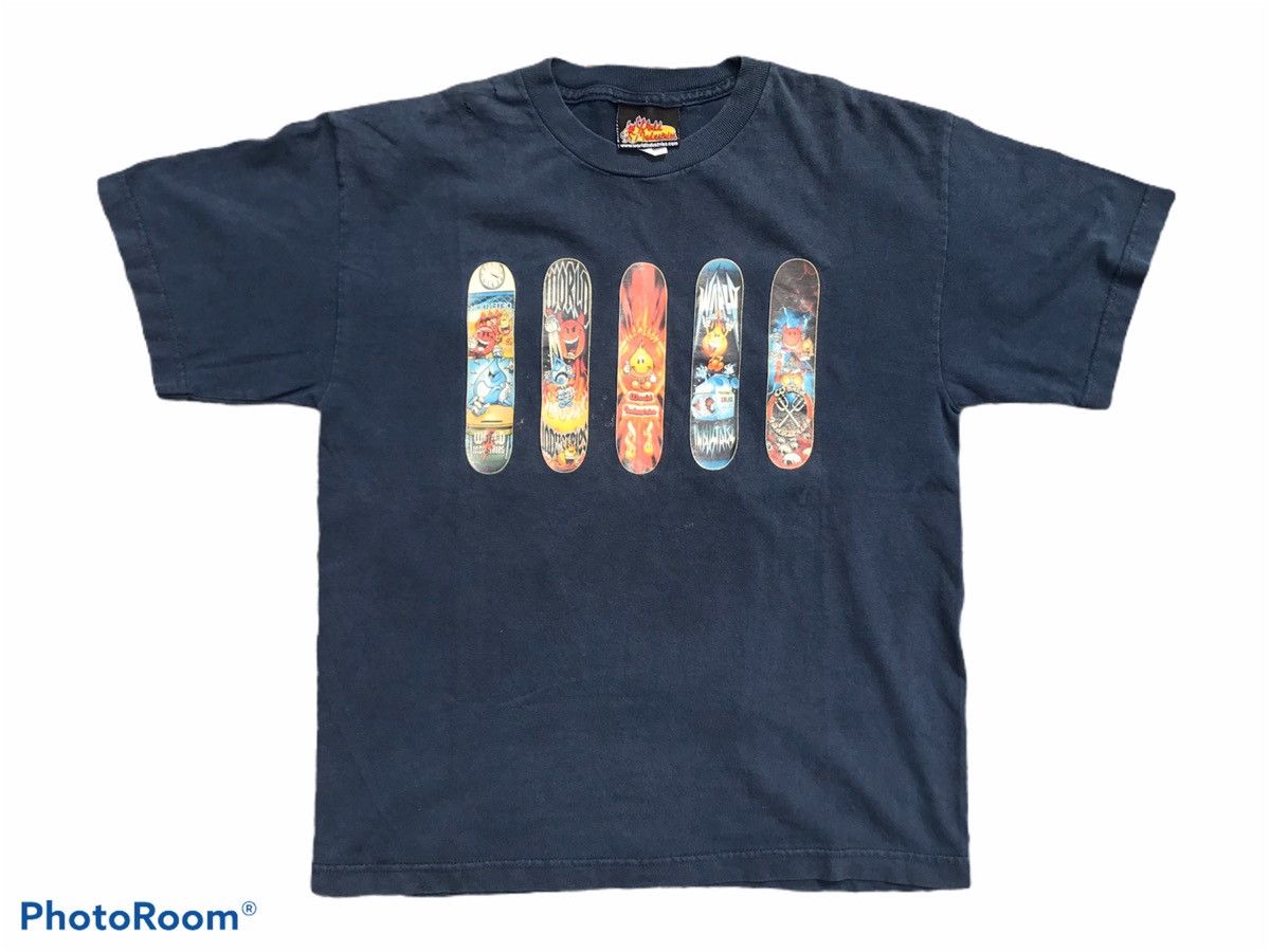 Hook Ups Vintage 90s World Industries Deck Skateboards Printed Tee Hoodie, Sweatshirt | FlexRushtees.com
