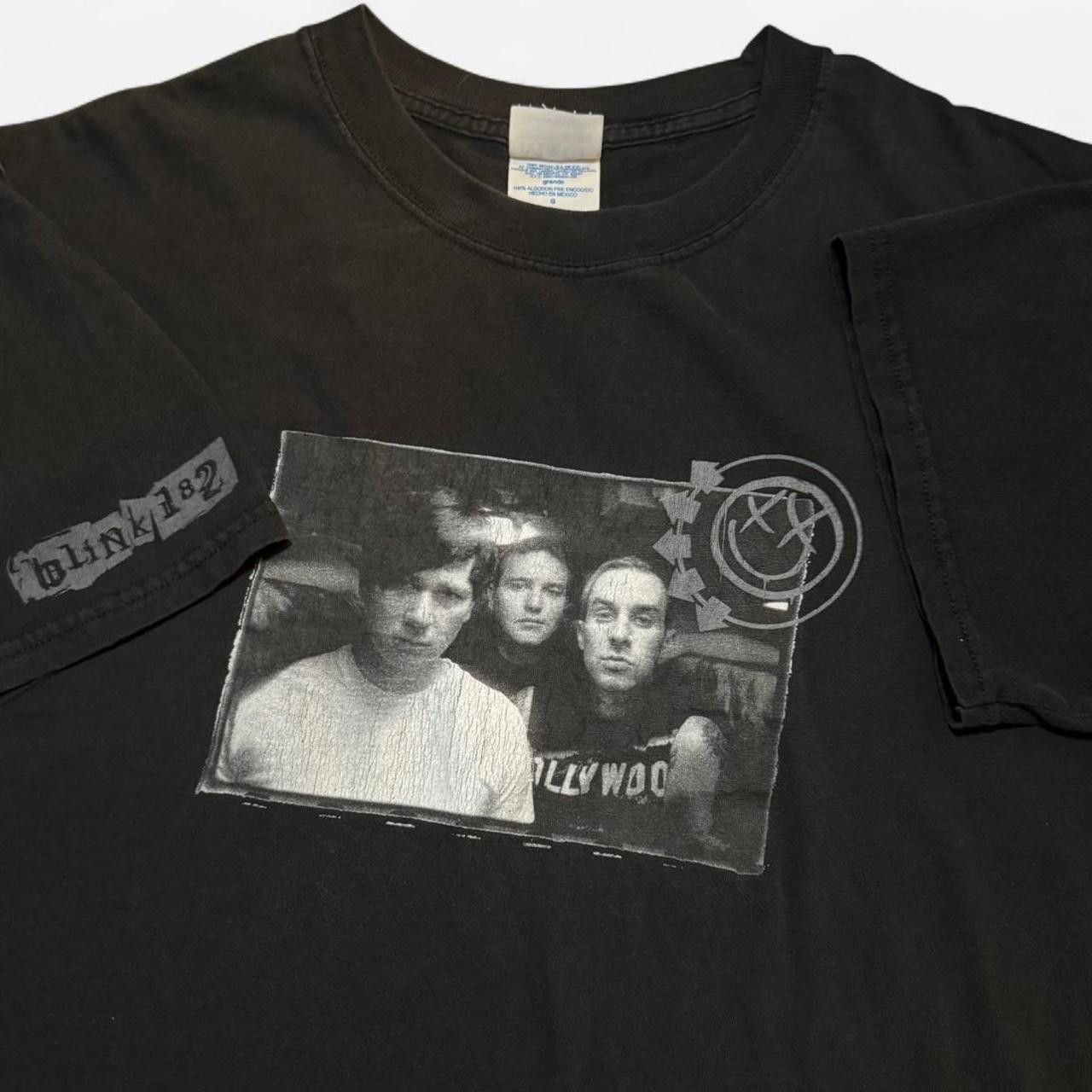 Vintage 2000s Blink 182 Punk Rock Band Tshirt Hoodie, Sweatshirt | FlexRushtees.com