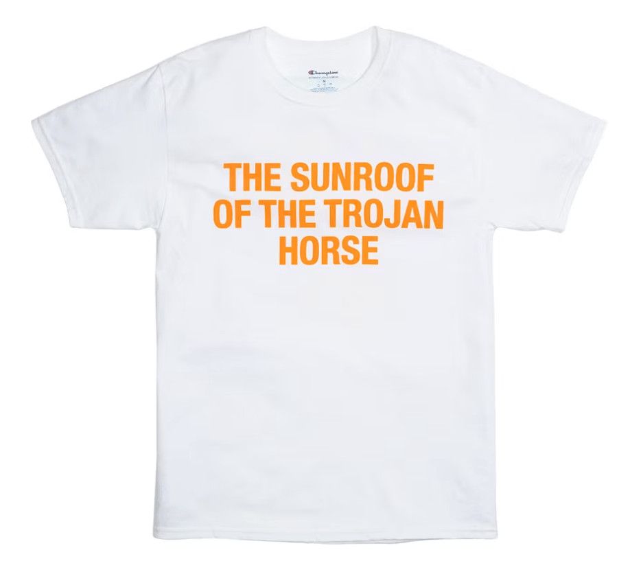 Virgil Abloh Brooklyn Museum Sunroof Trojan Horse Short Sleeve Tee Shirt Hoodie, Sweatshirt | FlexRushtees.com