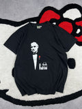 Vintage The Godfather Il Padroni Movie Mafia Y2k Tee Shirt