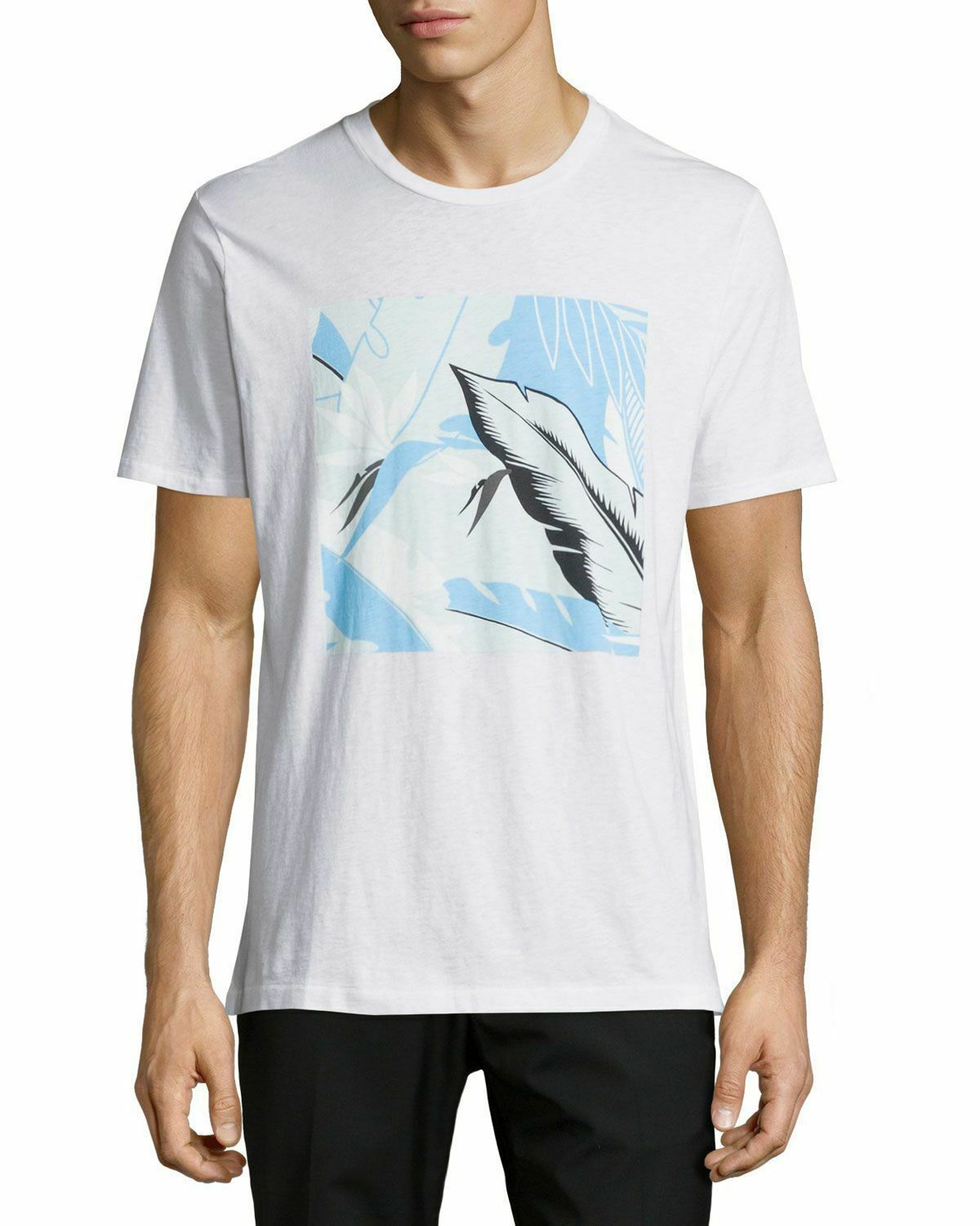 Bone Rag Bone Hawaiian Tropical Graphic Tee