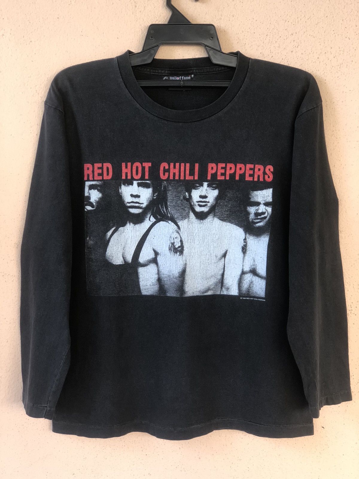 Band Tees Vintage 90s Red Hot Chili Peppers Ls Band Tee Hoodie, Sweatshirt | FlexRushtees.com