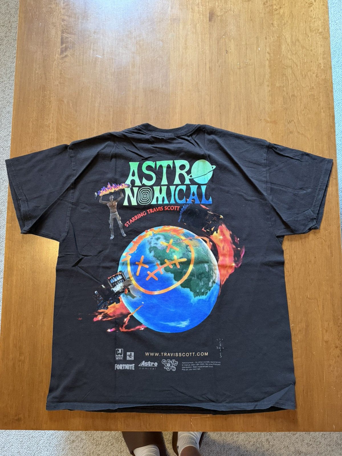 Scott Travis Scott Fortnite Men S Large Tee