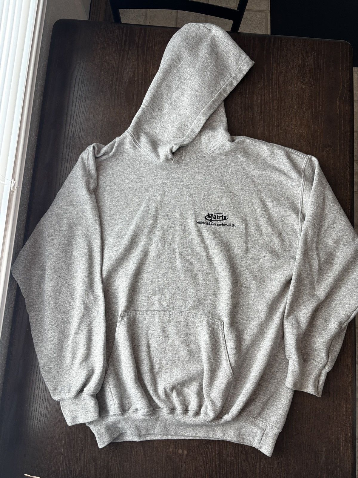 Gildan Matrix Grey Hoodie
