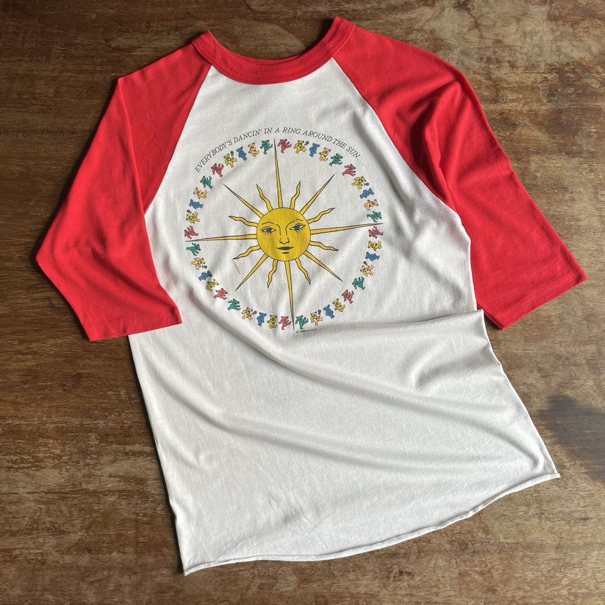 Grateful Dead X Vintage Vintage 1988 Grateful Dea D Raglan T-Shirts, Hoodie, Sweatshirt | AU16VibeMintTees.com