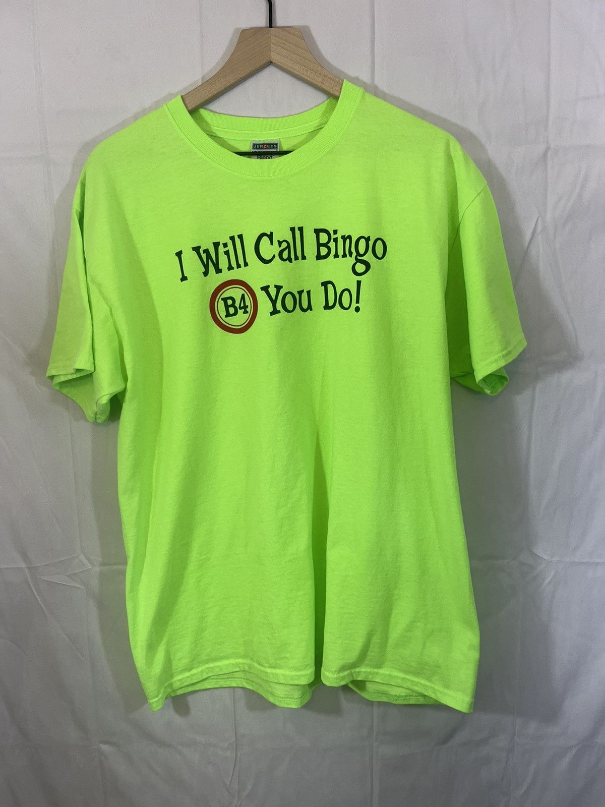 Vintage Bingo Game Neon Green Y2k 2000s Quote Tee Hoodie, Sweatshirt | FlexRushtees.com