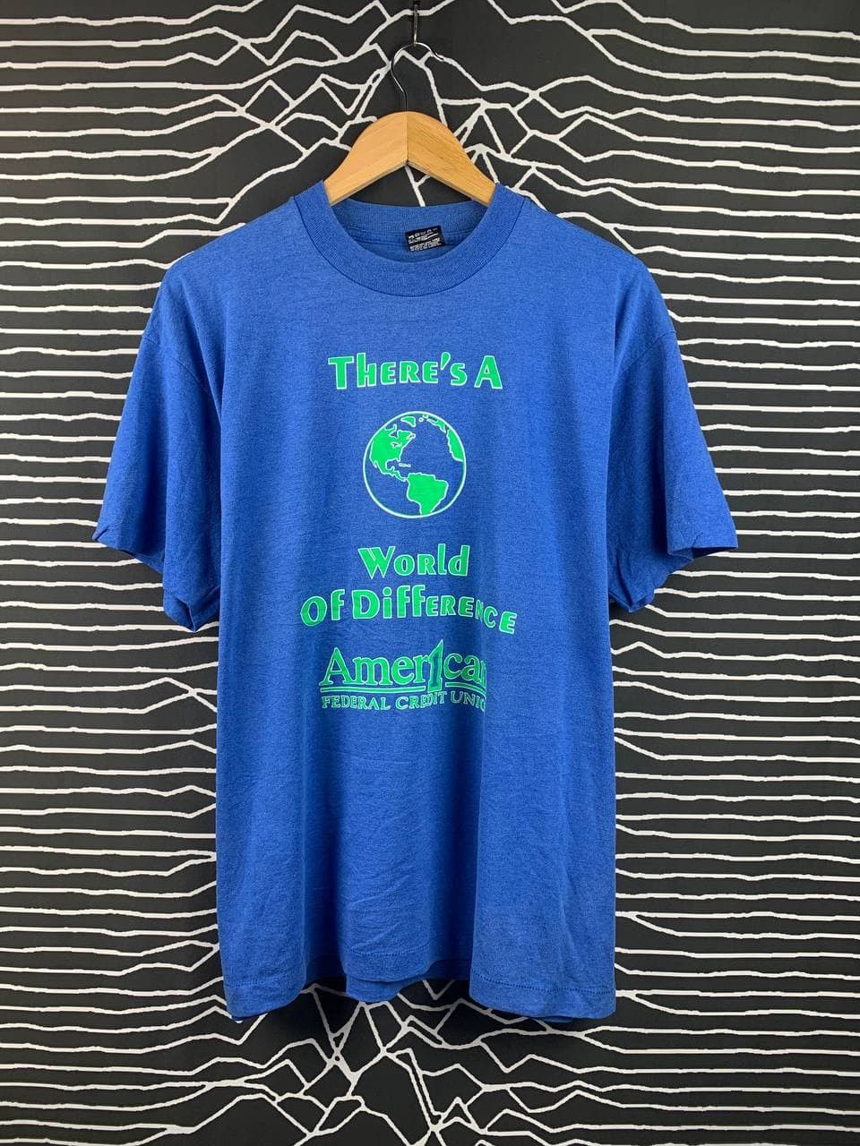 Vintage Vtg 90s Screen Stars Earth Graphic Quote Tee Hoodie, Sweatshirt | FlexRushtees.com