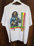 Vintage Late 80s Distressed Legendary Bob Marley Big Print T-Shirts, Hoodie, Sweatshirt | FlexRushtees.com