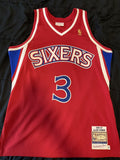 Mitchell Ness Authentic Allen Iverson Philadelphia 76ers Jersey