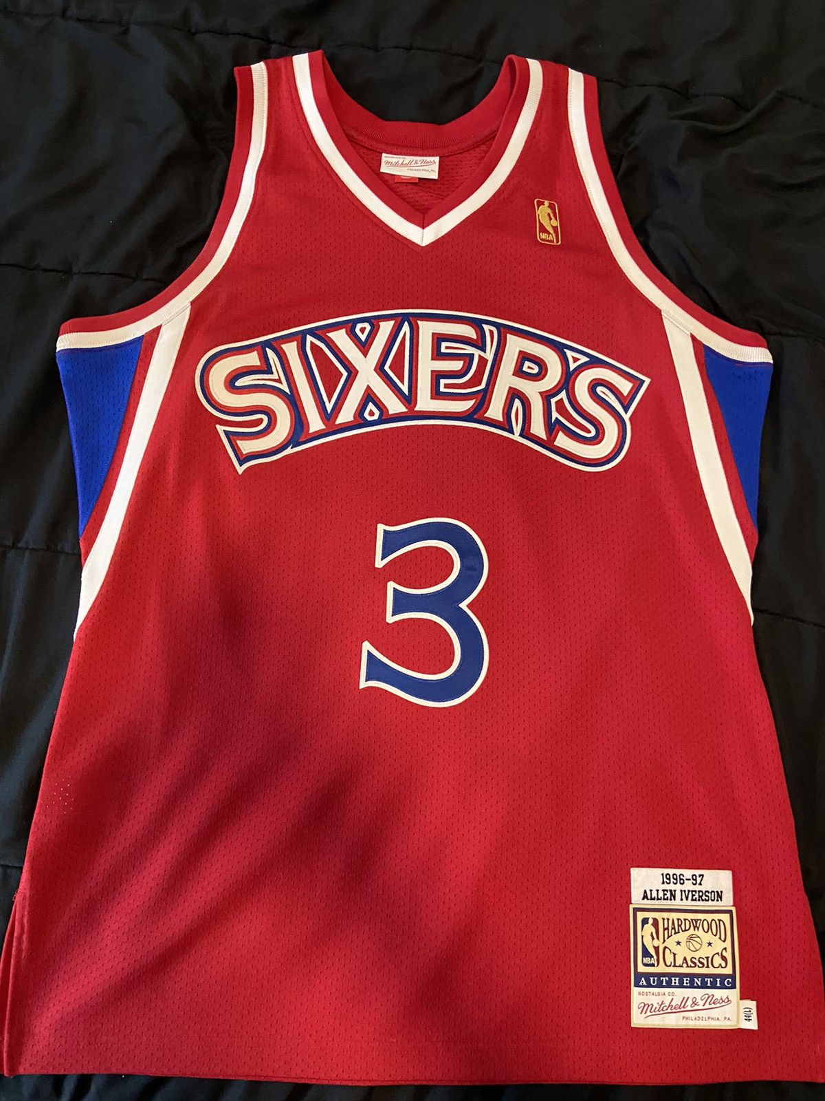 Mitchell Ness Authentic Allen Iverson Philadelphia 76ers Jersey
