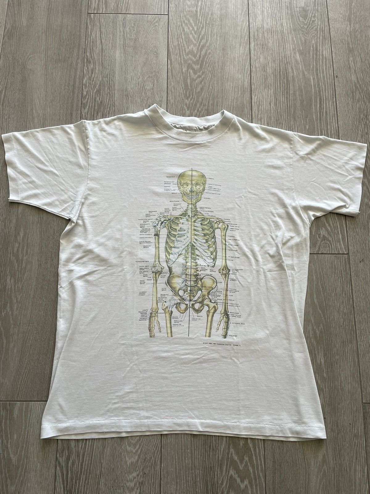 Vintage Anatomical Chart T Shirt Grail 1987 Hoodie, Sweatshirt | FlexRushtees.com