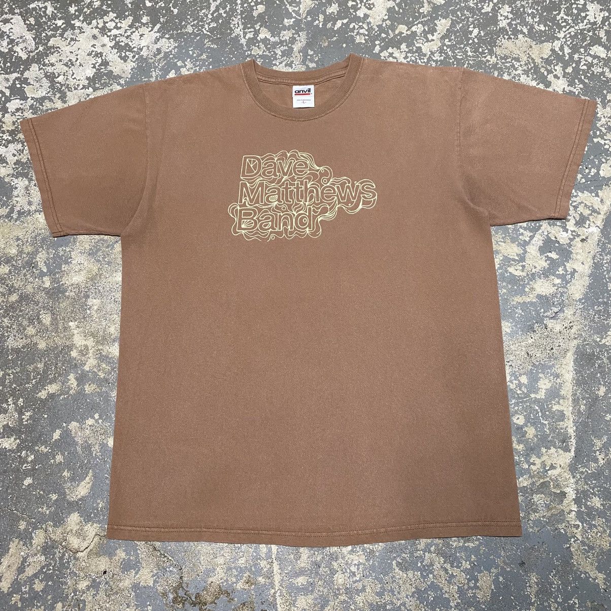 Band Tees Vintage Dave Matthews Band Brown Graphic Tshirt Y2k Hoodie, Sweatshirt | FlexRushtees.com