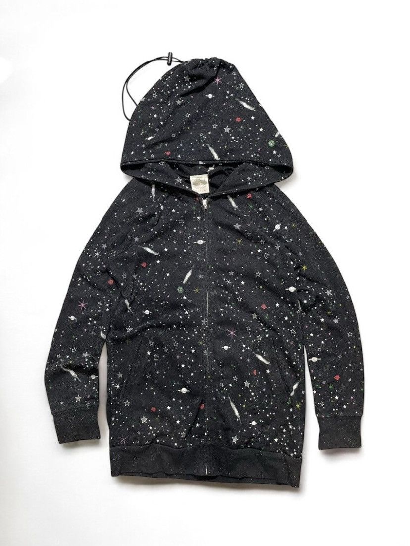 Japanese Brand X Le Grande Bleu L G B 2000s Scolar Galaxy Full Printed Hoodie