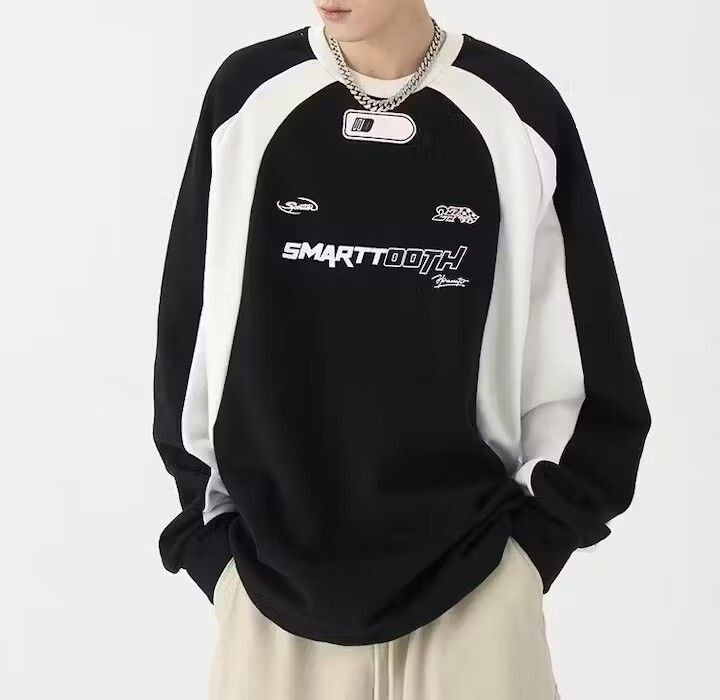 Vintage Oversized Aesthetic Korean Style Pullover Sweatshirt T-Shirts, Hoodie | FlexRushtees.com