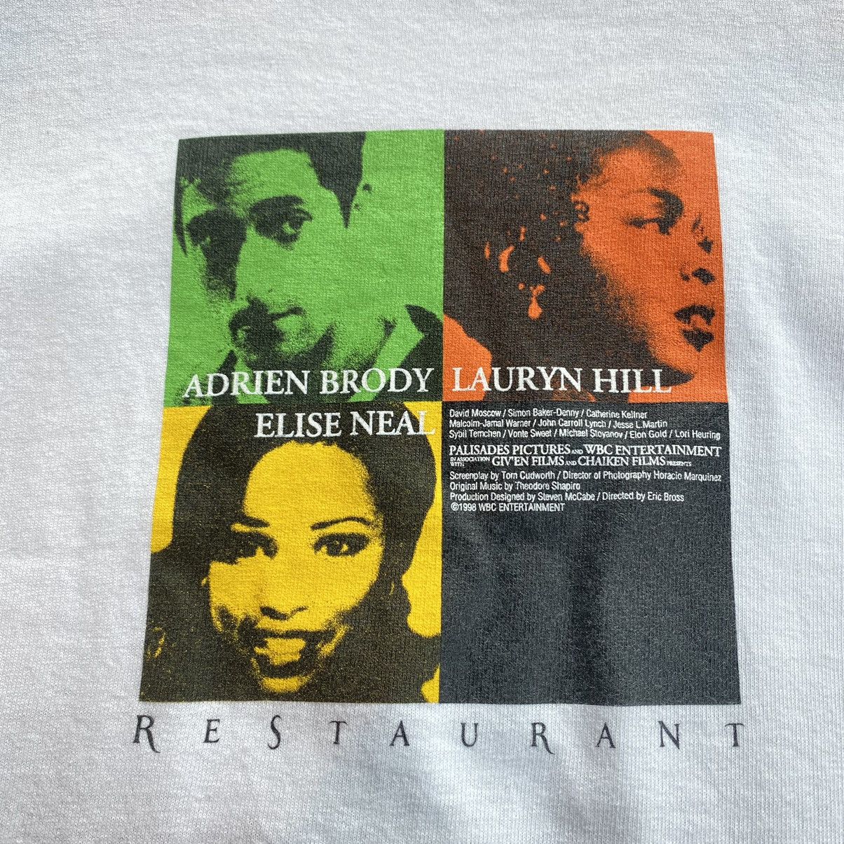 Vintage 98 Lauryn Hill Adrien Brody Restaurant Movie Tee Hoodie, Sweatshirt | FlexRushtees.com