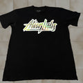 Logo 7 Alien Labs Logo T Shirt Size Large Black Green Cannabis 420 Weed Hippie Trippy Unisex Adults