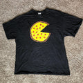 Other Men S Black Pizza Pac Man Graphic Tee Hoodie, Sweatshirt | FlexRushtees.com