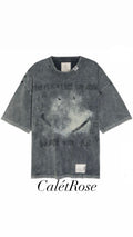 Mihara Yasuhiro Maison Mihara Yasuhiro Bleached Smiley Graffiti T Shirt Mmy Hoodie, Sweatshirt | FlexRushtees.com