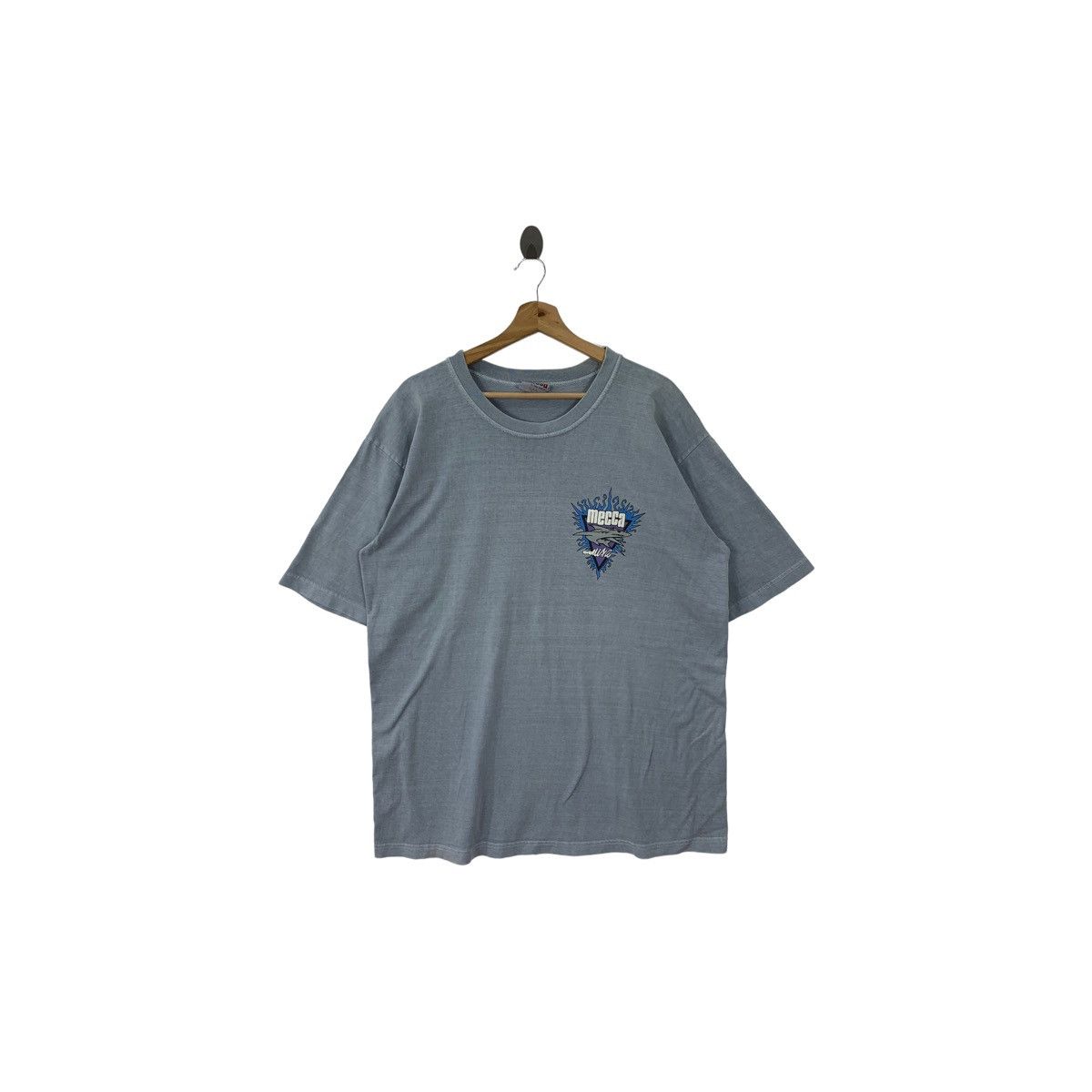 Rare Vintage Mecca Usa Surfing Big Logo Printed Surf Tee Hoodie, Sweatshirt | FlexRushtees.com