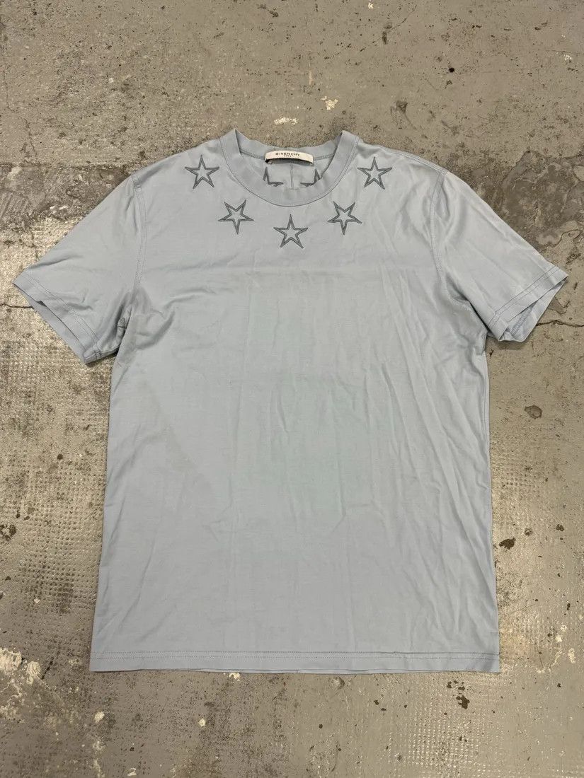 Givenchy X Vintage Ss2015 Givenchy Grey Stars T Shirt By Riccardo Tisci Hoodie, Sweatshirt | FlexRushtees.com