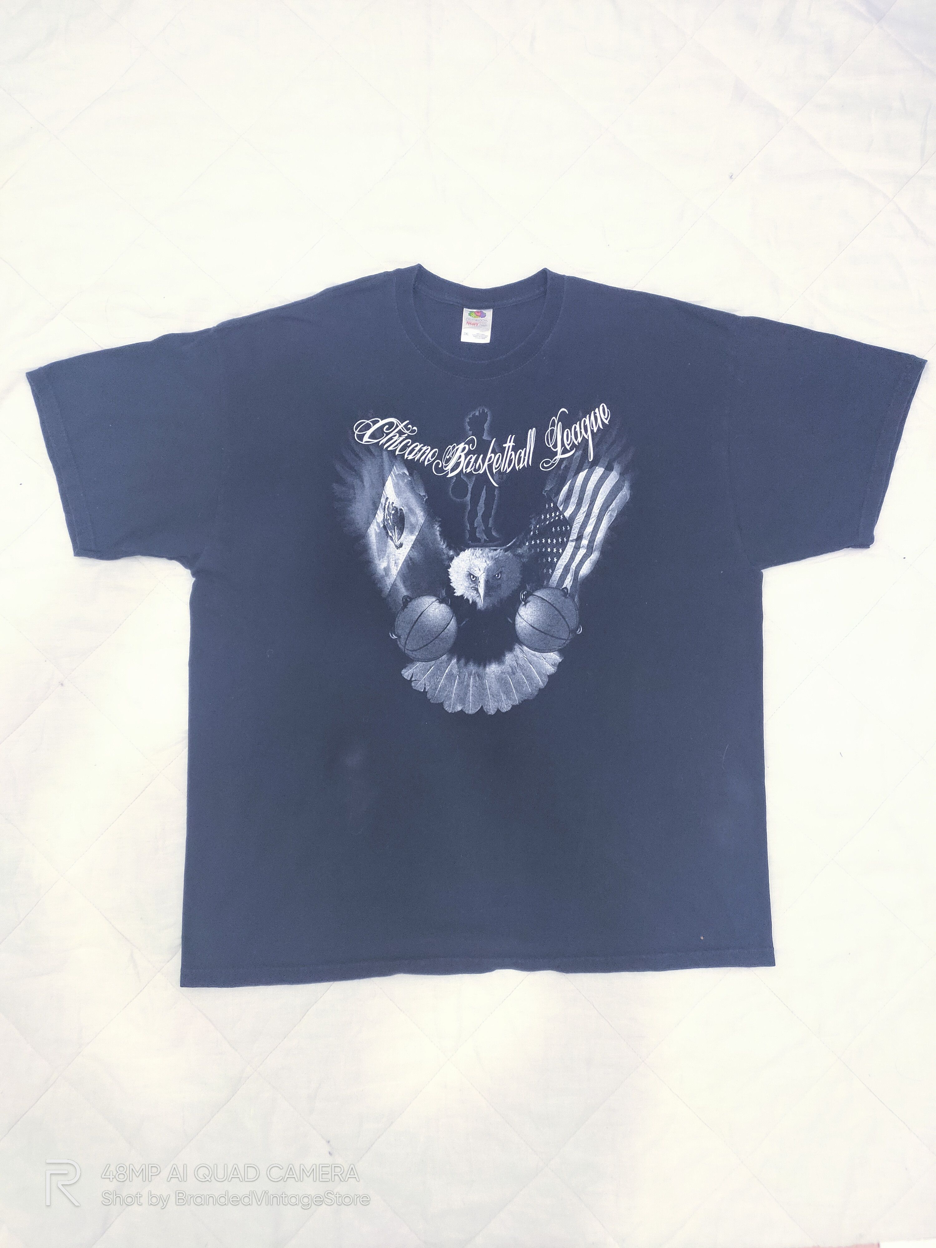 Fruit Of The Loom Chicano Basketball League Legends Sportwear Streetwear Tee