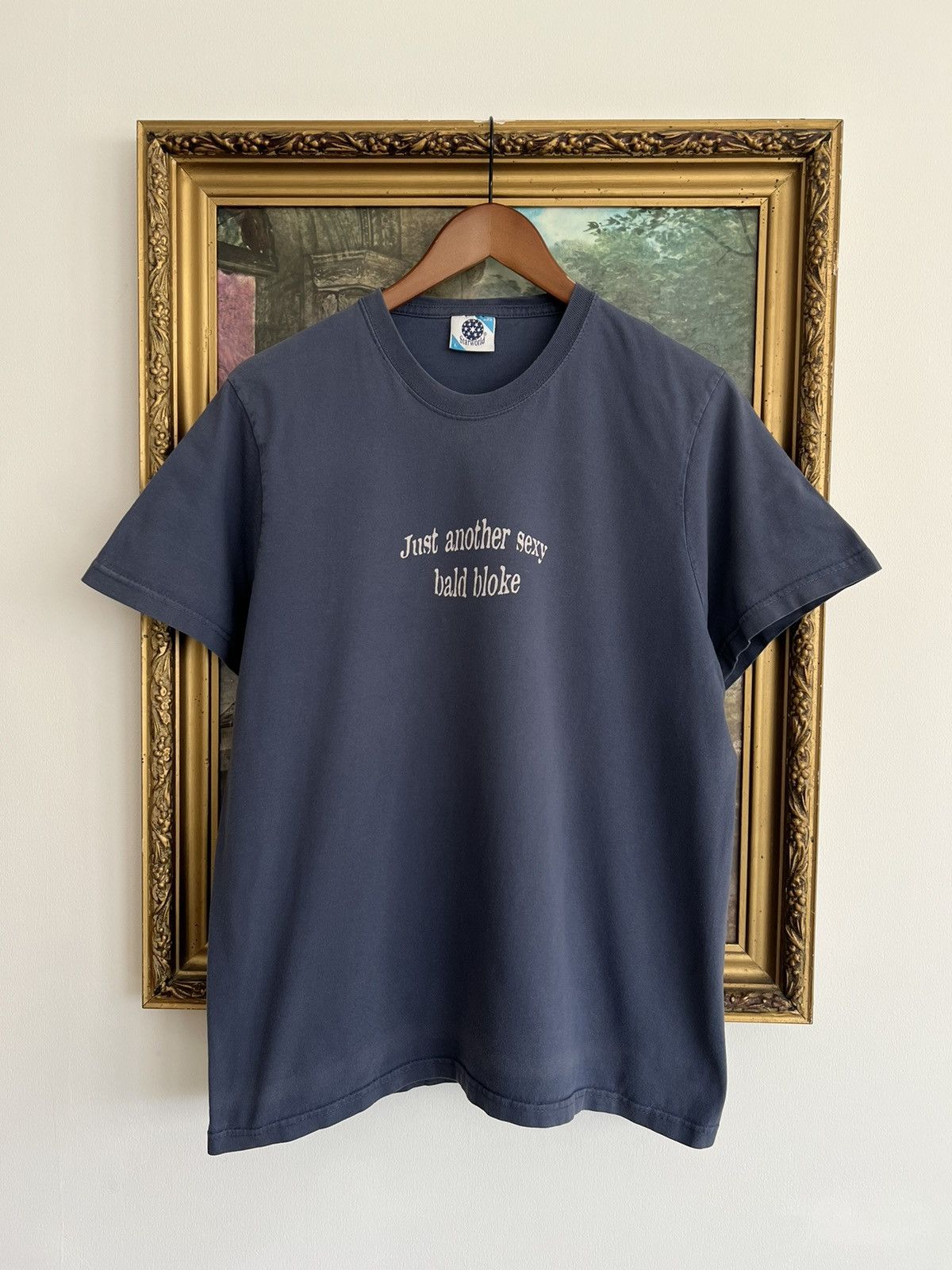 Vintage 2000s Just Another Sexy Bald Bloke Humor Tee Hoodie, Sweatshirt | FlexRushtees.com
