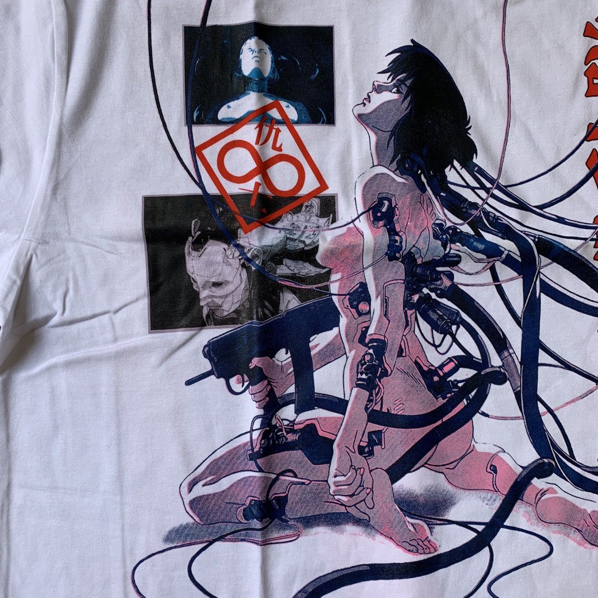 Japanese Brand Gits Ghost In The Shell Anime Tshirt Fanbot