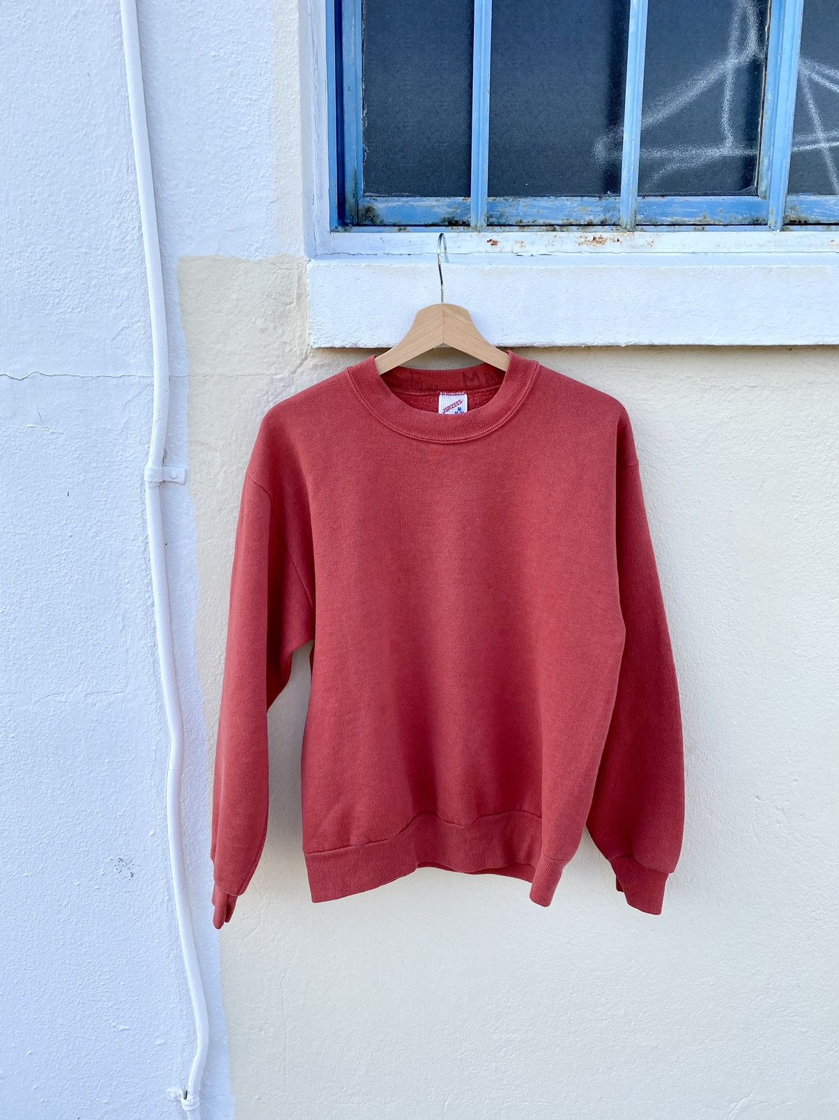Vintage Jerzees Russell Red Pullover Crewneck Sweatshirt