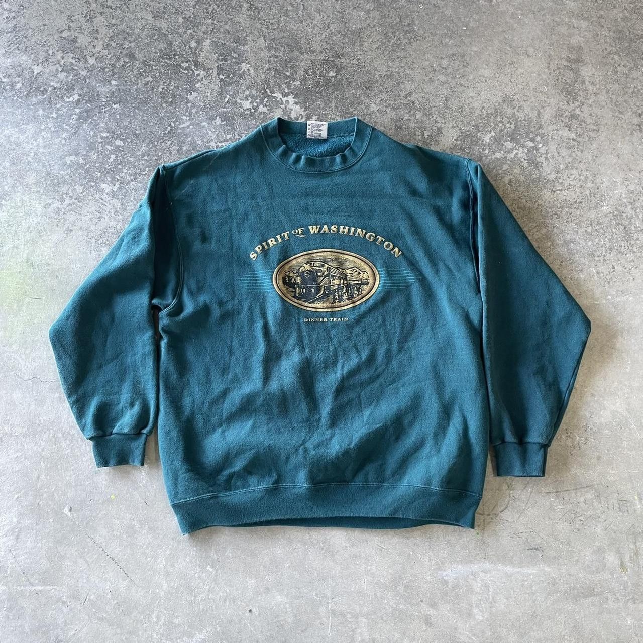 Vintage 90s Washington Graphic Sweatshirt Size Xl T-Shirts, Hoodie | FlexRushtees.com