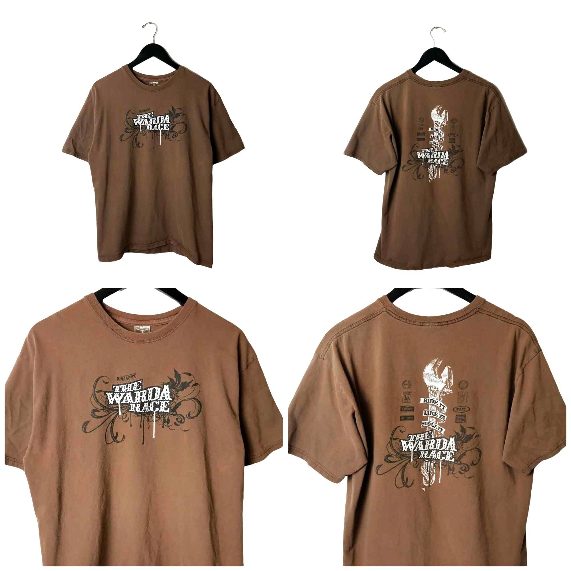 Urban Outfitters X Vintage 00s Vintage Hanes The Warda Race Ride Like Ya Stole It
