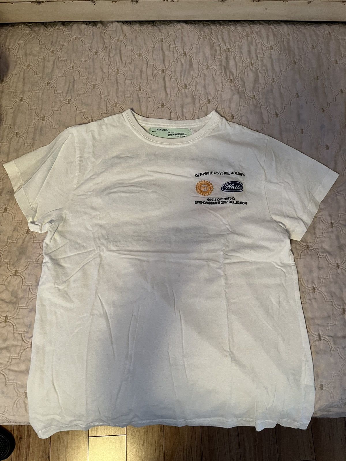 White Off White Ssense Tee 2017 Hoodie, Sweatshirt | FlexRushtees.com