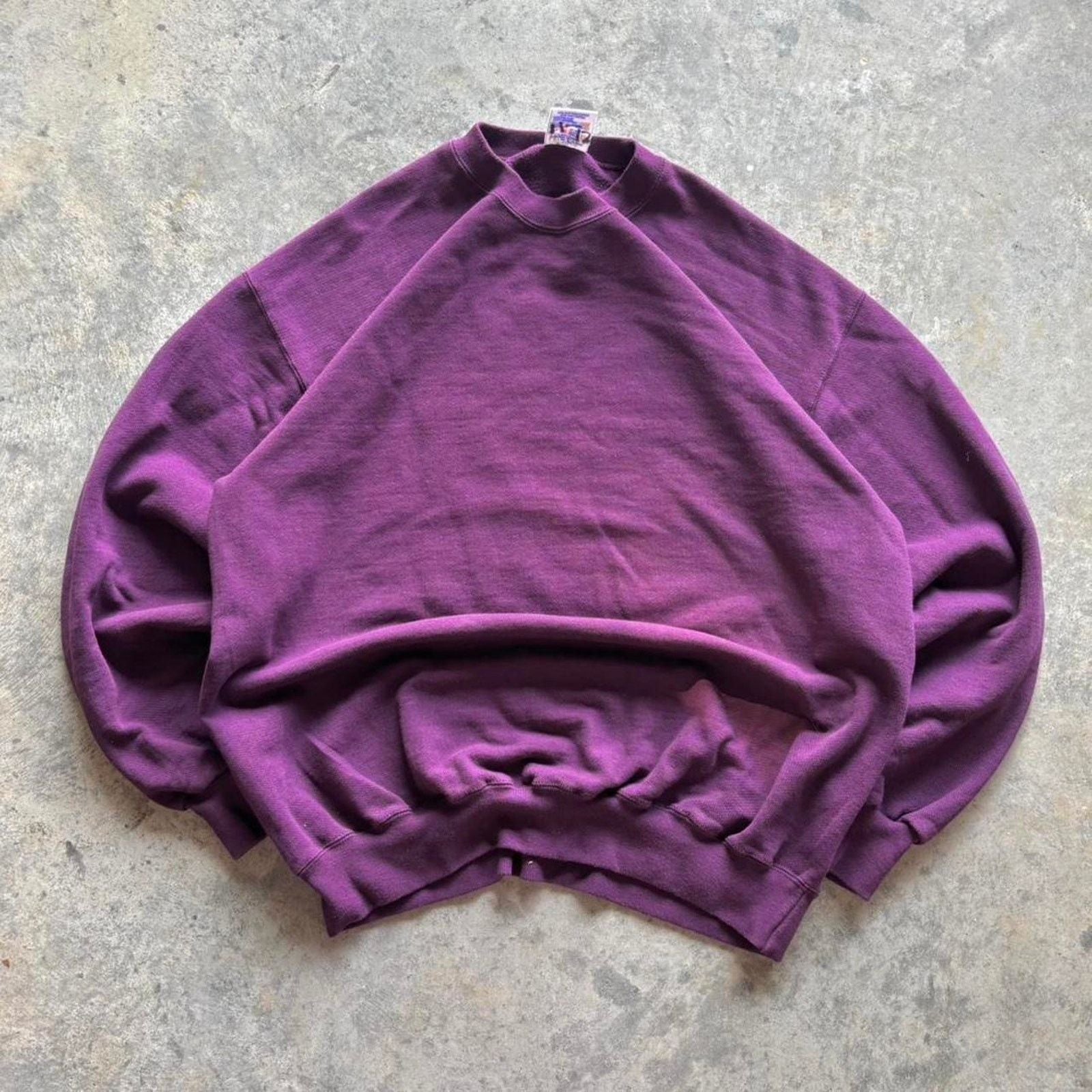 Jerzees X Vintage Vintage 80s Reverse Weave Knit Crewneck Sweatshirt