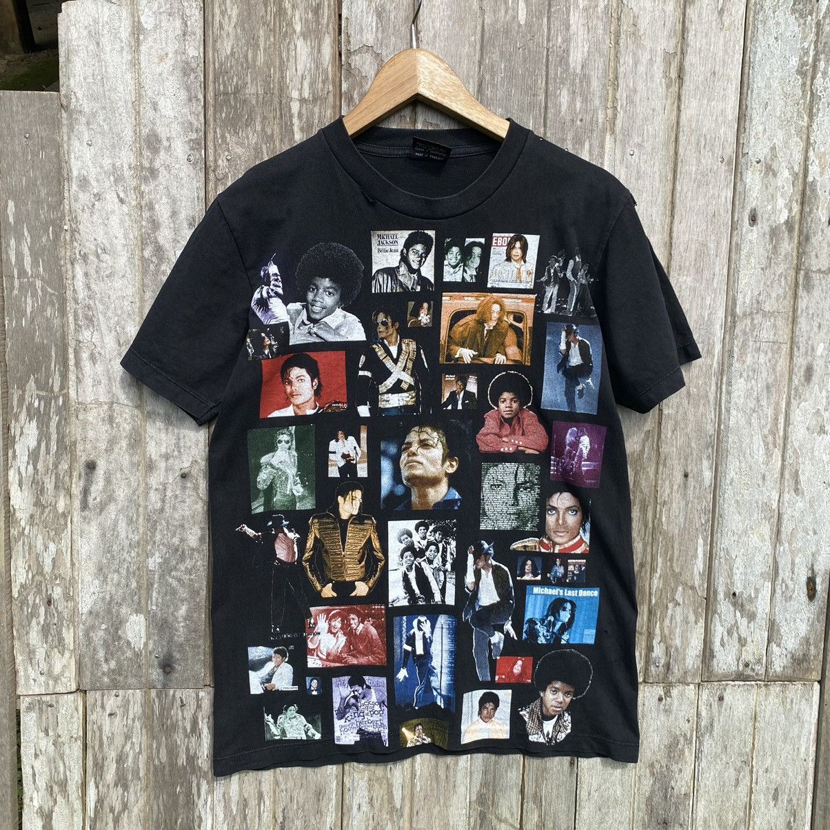 Band Tees Thrashed Faded Distressed Michael Jackson Bootleg Tee Hoodie, Sweatshirt | FlexRushtees.com