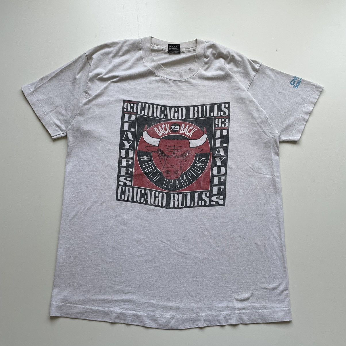 Vintage 1990s Chicago Bulls Nba Graphic T Shirt Mens Xl Rare Hoodie, Sweatshirt | FlexRushtees.com