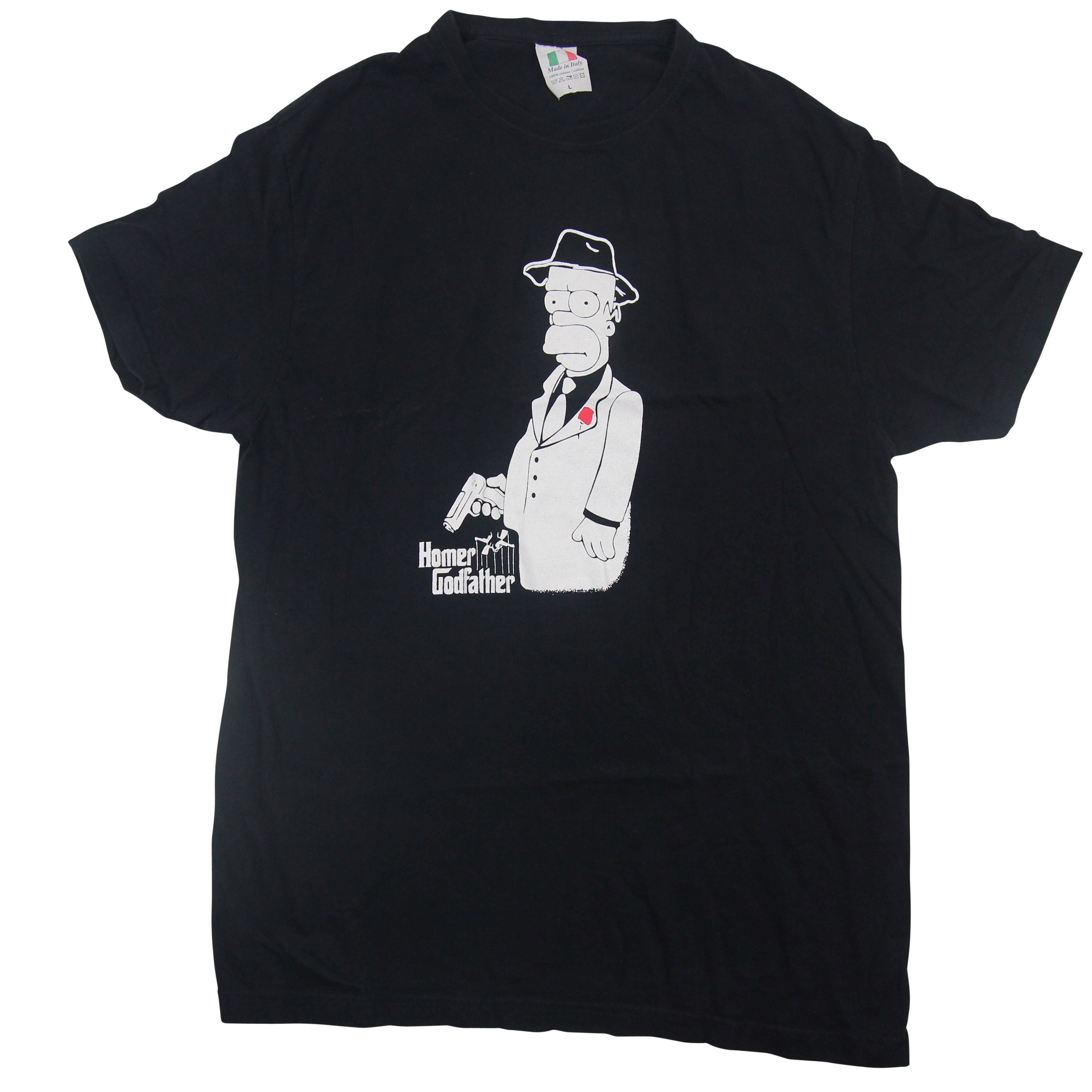 Vintage Homer Godfather Bootleg T Shirt Hoodie, Sweatshirt | FlexRushtees.com
