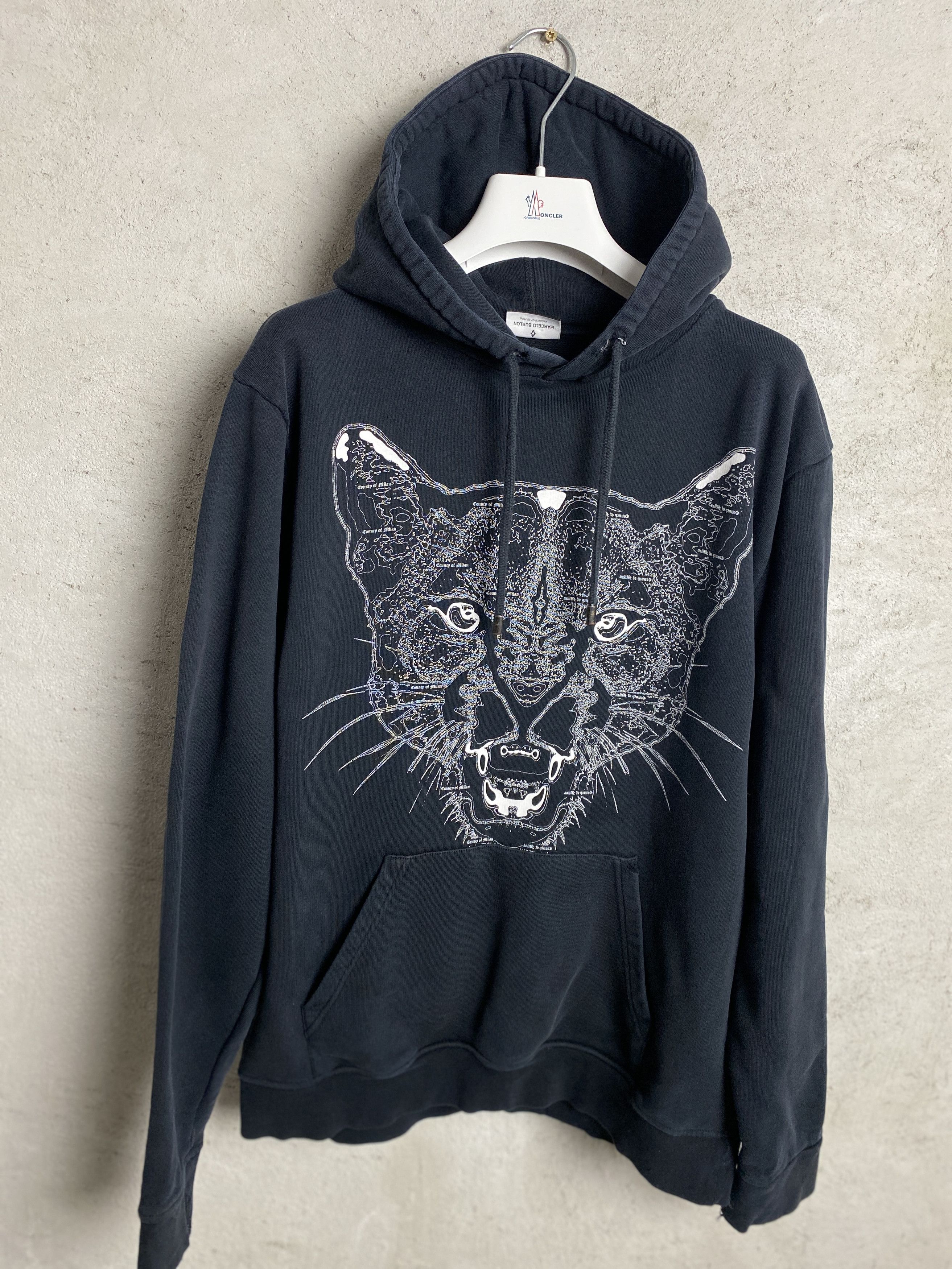 Burlon Marcelo Burlon Jaguar Printed Hoodie T-Shirts, Sweatshirt | FlexRushtees.com