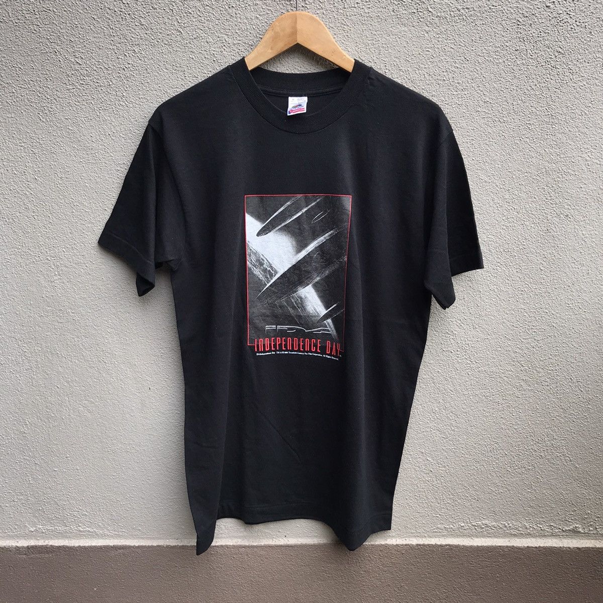 Vintage 90s Independence Day Movie Horror Tee Evil Dead
