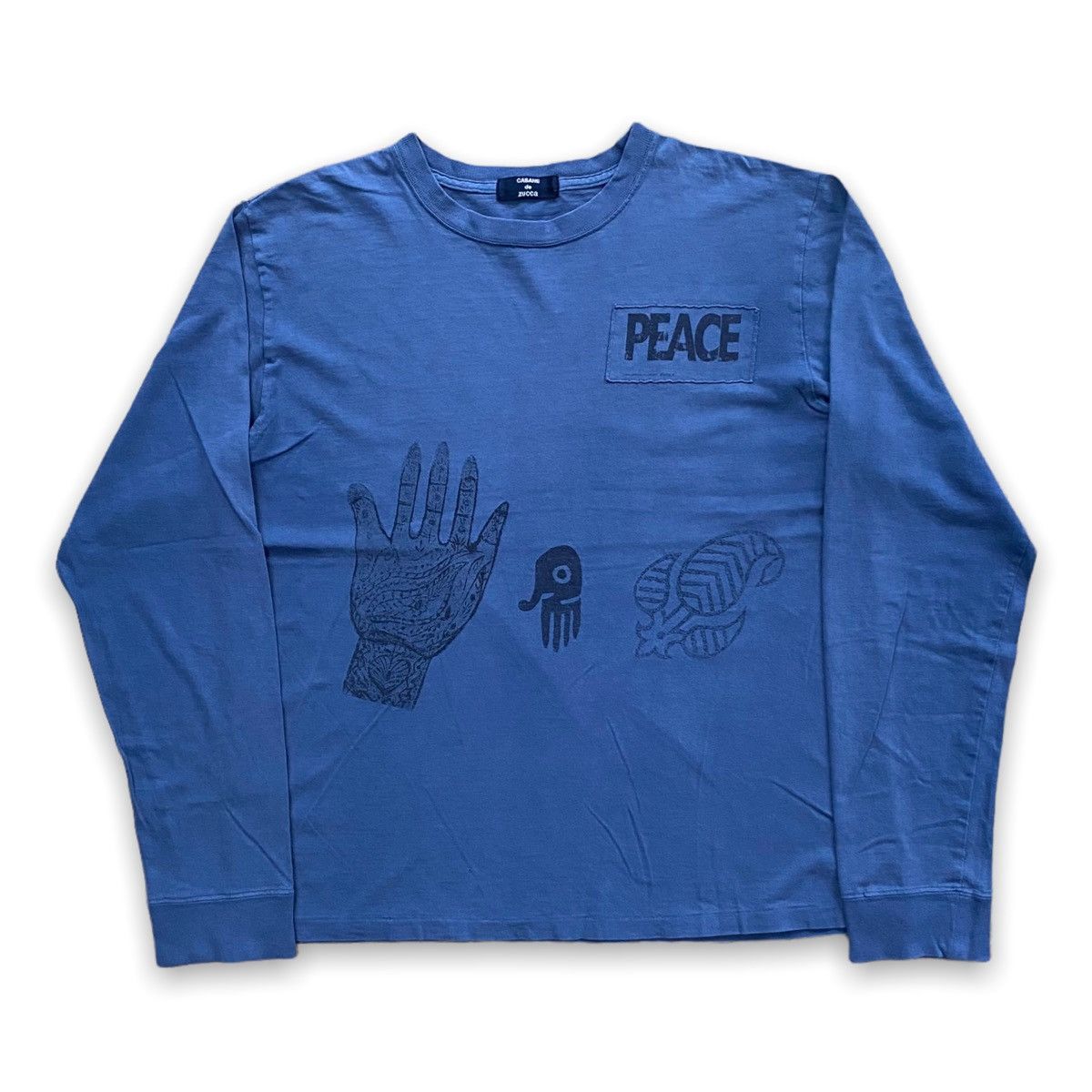 Japanese Brand X Vintage Vintage Cabane De Zucca Peace 2005 Spring Summer T Shirt