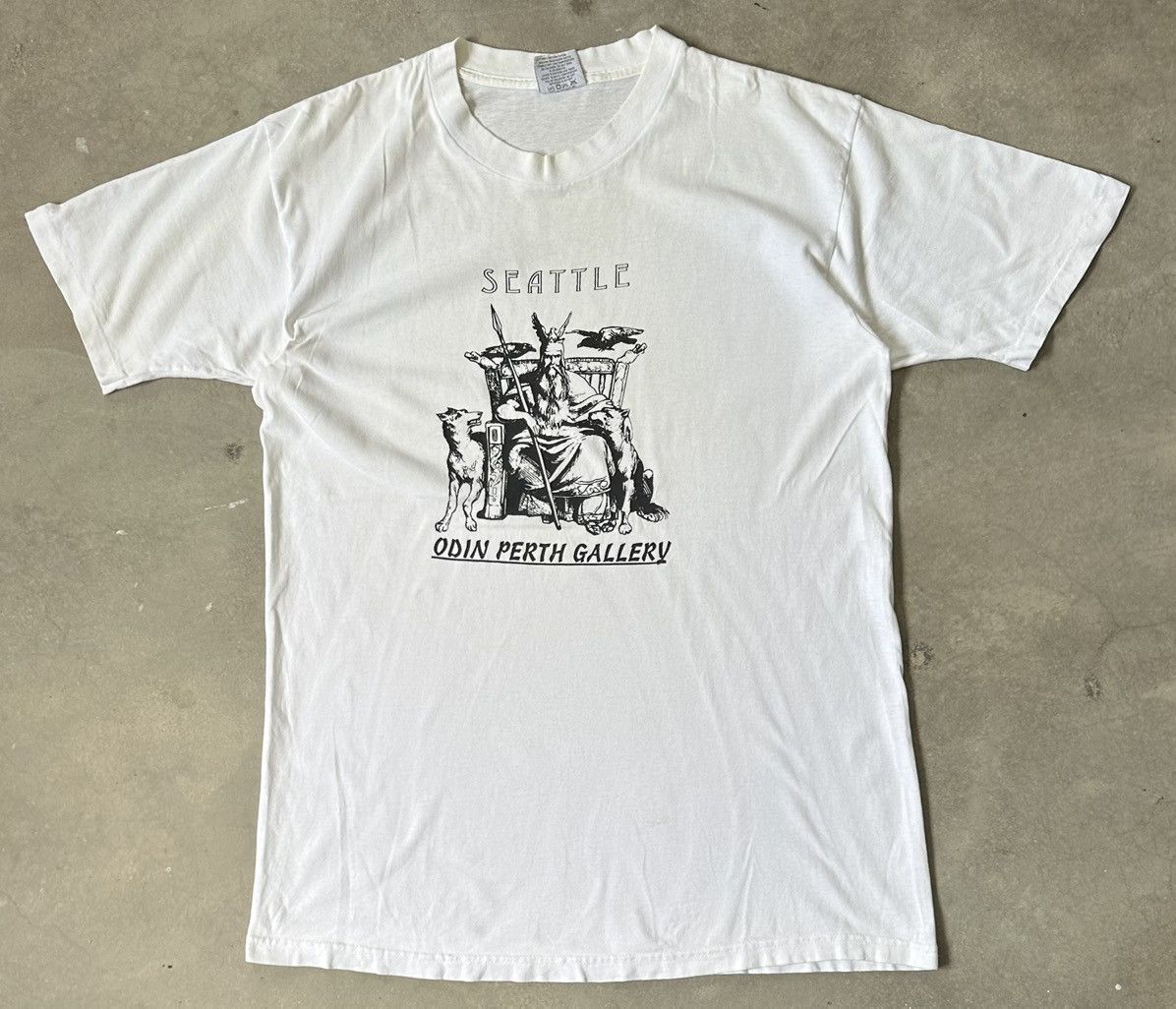 Vintage Odin Perth Gallery Art Tee Hoodie, Sweatshirt | FlexRushtees.com