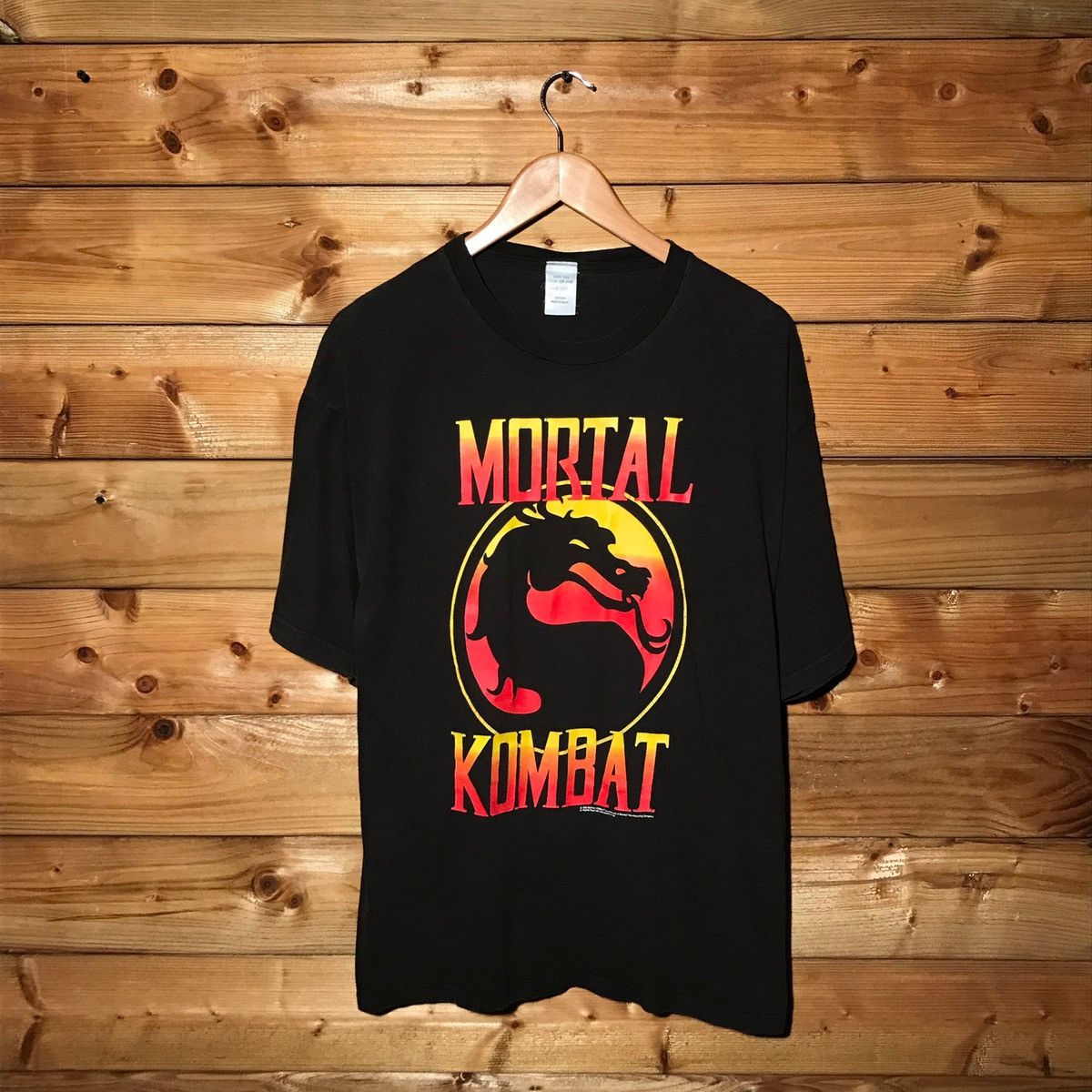 Vintage 1992 Mortal Kombat Game Promo T Shirt