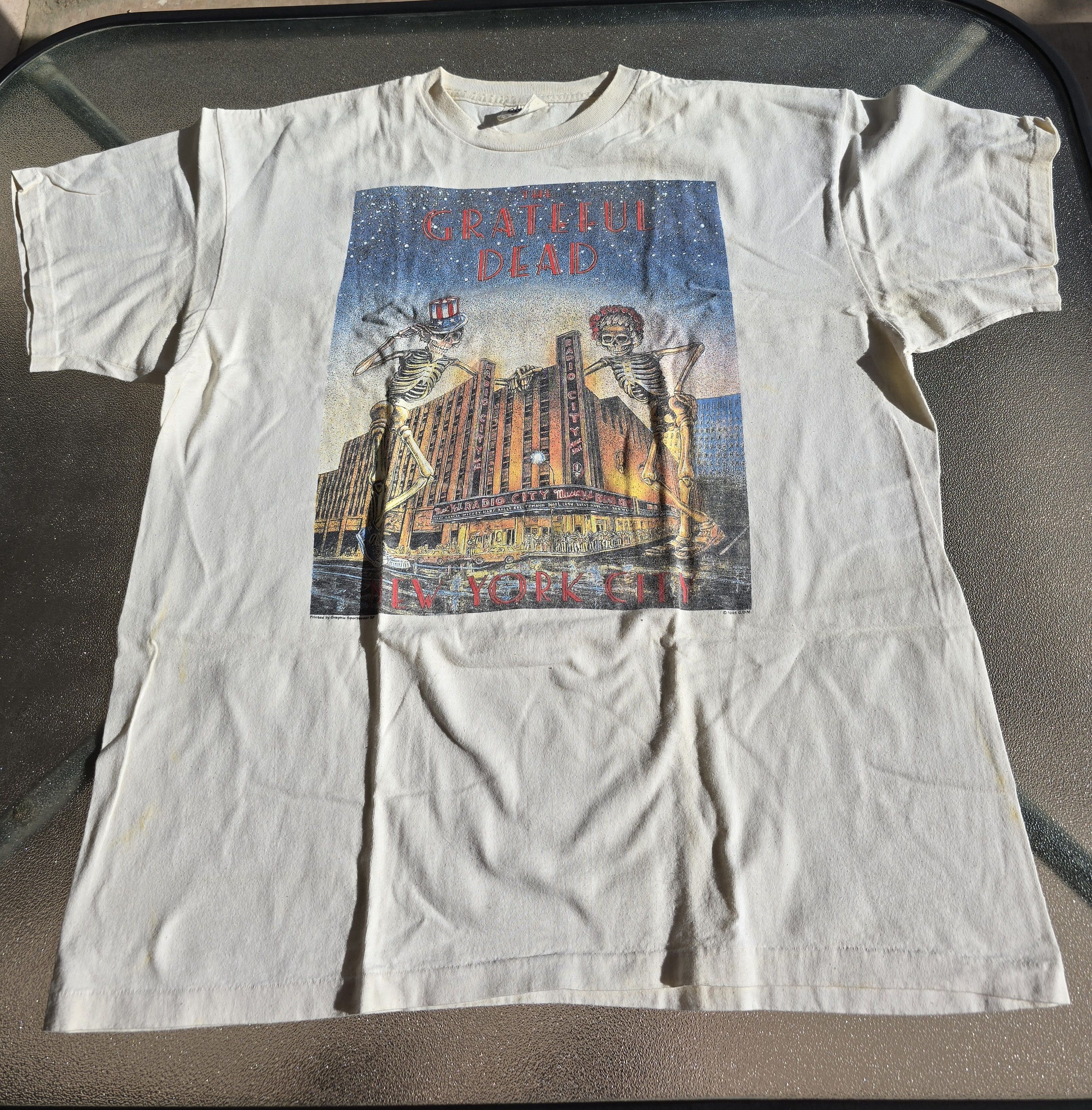 Dead Grateful Dead New York Radio City 1995 T-Shirts, Hoodie, Sweatshirt | FlexRushtees.com