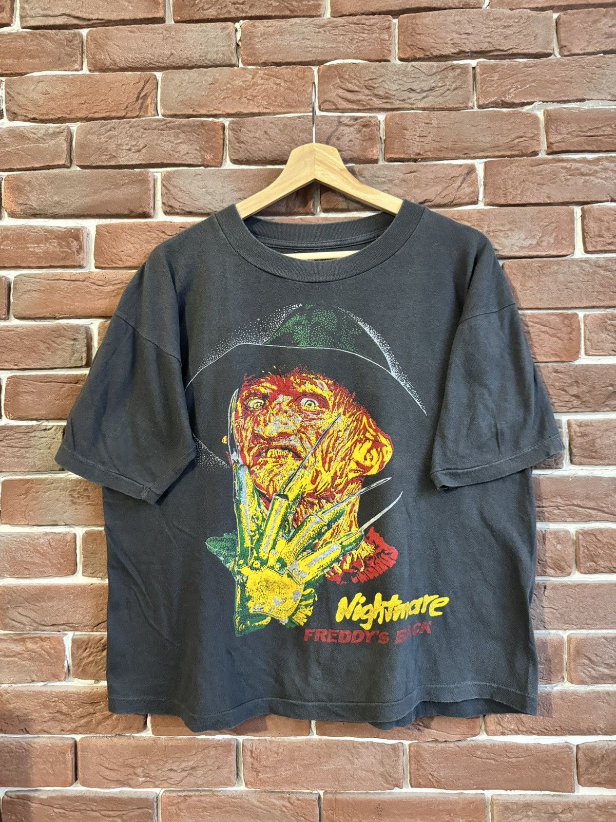 Vintage 1989 Freddy Kruger Nightmare Elm Street Horror Tee