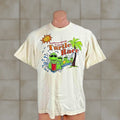 Vintage Patagonia T Shirt Mens Southwest Florida Tropical Turtle Race Vacation Souvenir 90