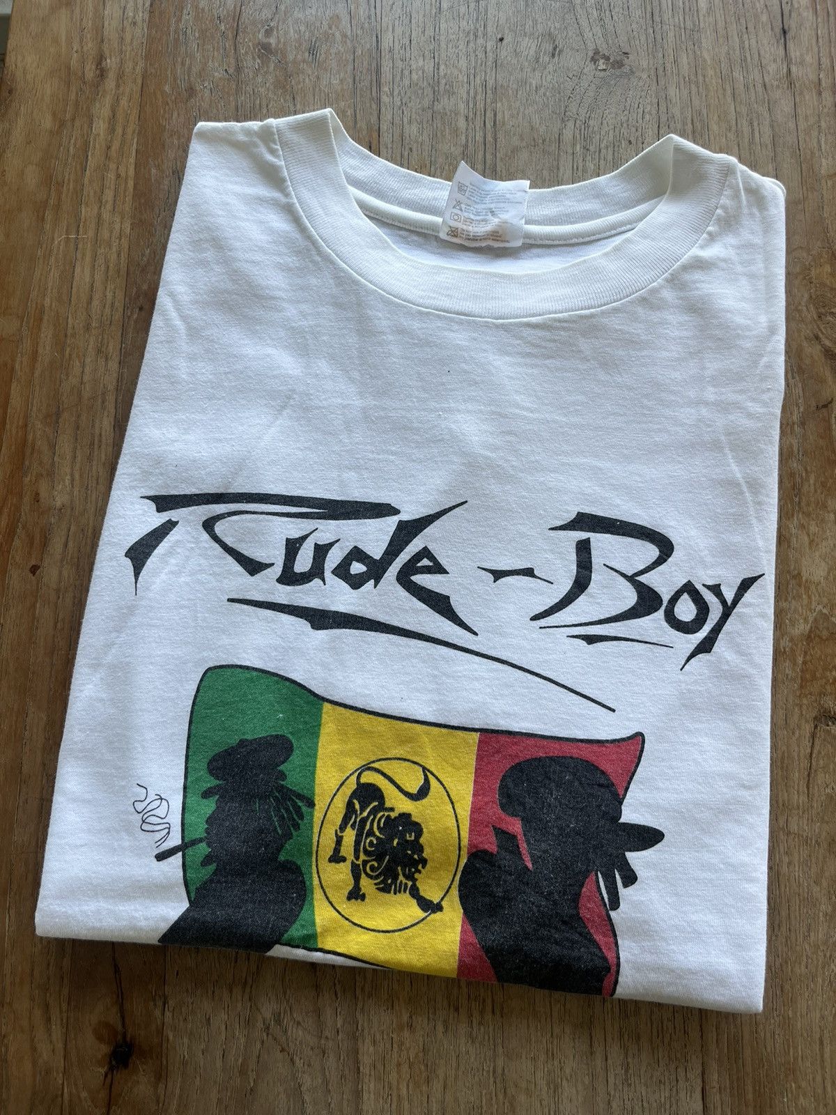 Vintage Rude Boy Rasta Collection Jamaica 1996 S Tshirt Hoodie, Sweatshirt | FlexRushtees.com