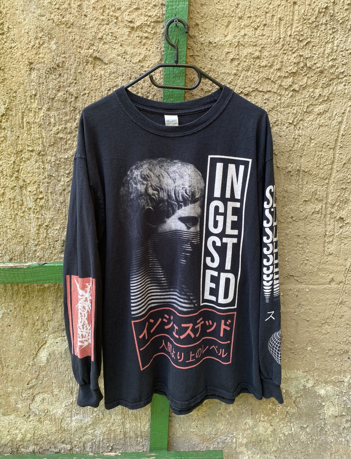Band Tees Ingested Slam Long Sleeve Shirt Y2k Sum 41 Immortal Hoodie, Sweatshirt | AU16VibeMintTees.com