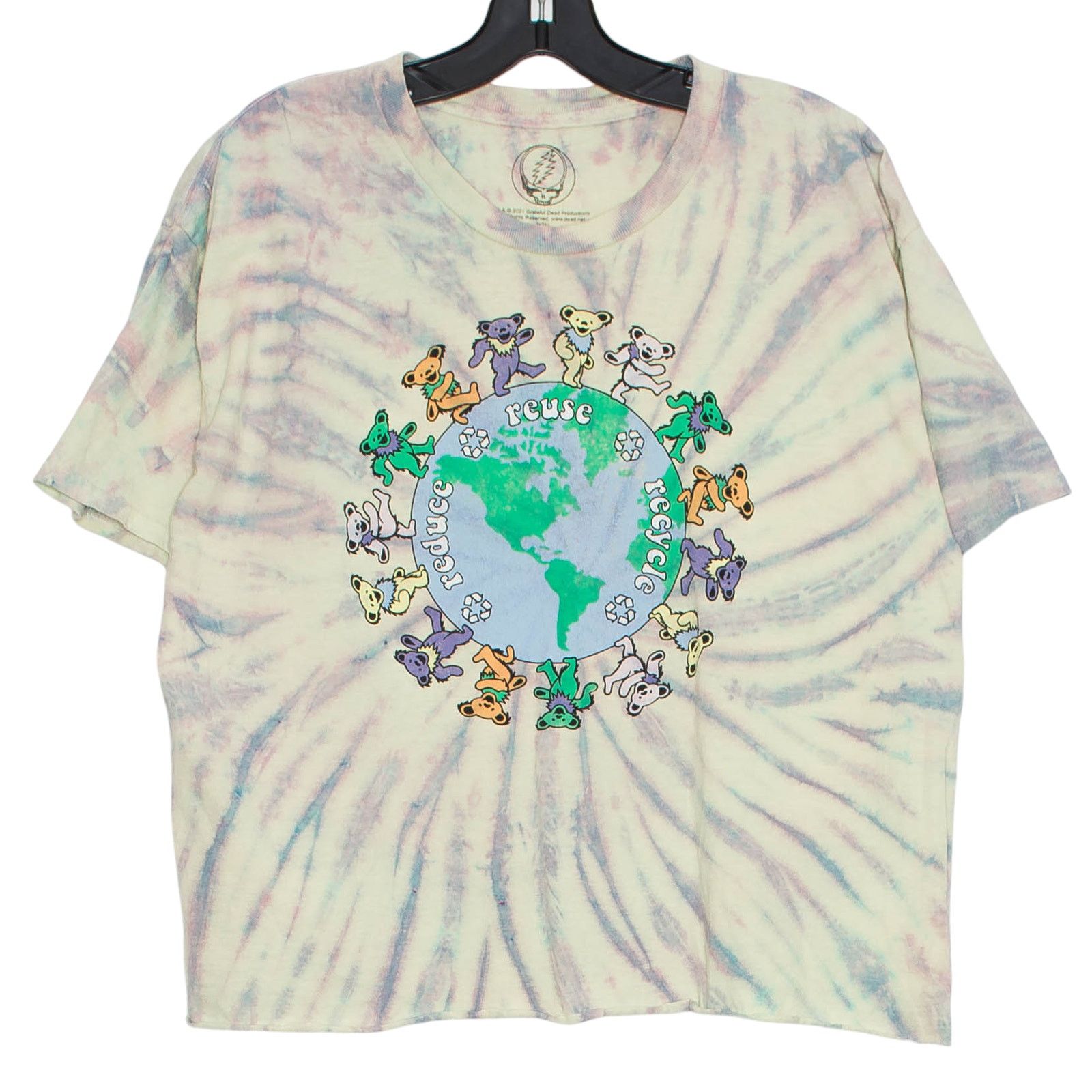 Dead Grateful Dead Top Band Tee Hippie Psychedelic Y2k Grunge M L