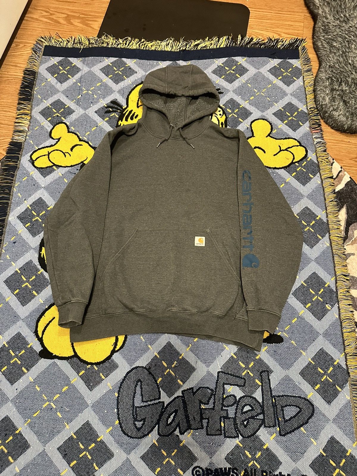 Custom Carhartt Hoodie Quilted Sun Fade Distressed Thrashed T-Shirts, Sweatshirt | FlexRushtees.com