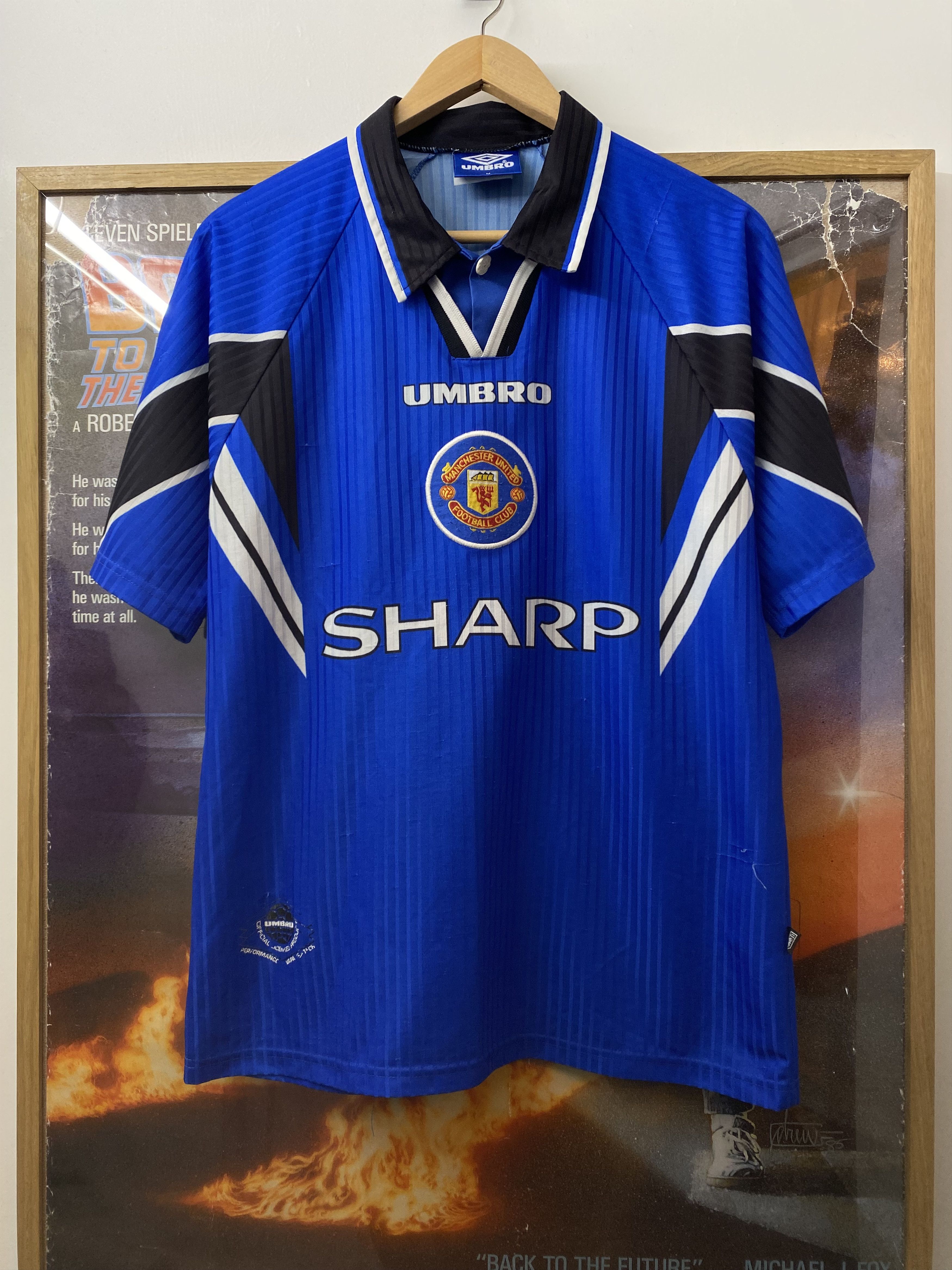1996 98 Umbro Manchester United Third Kit Football Top